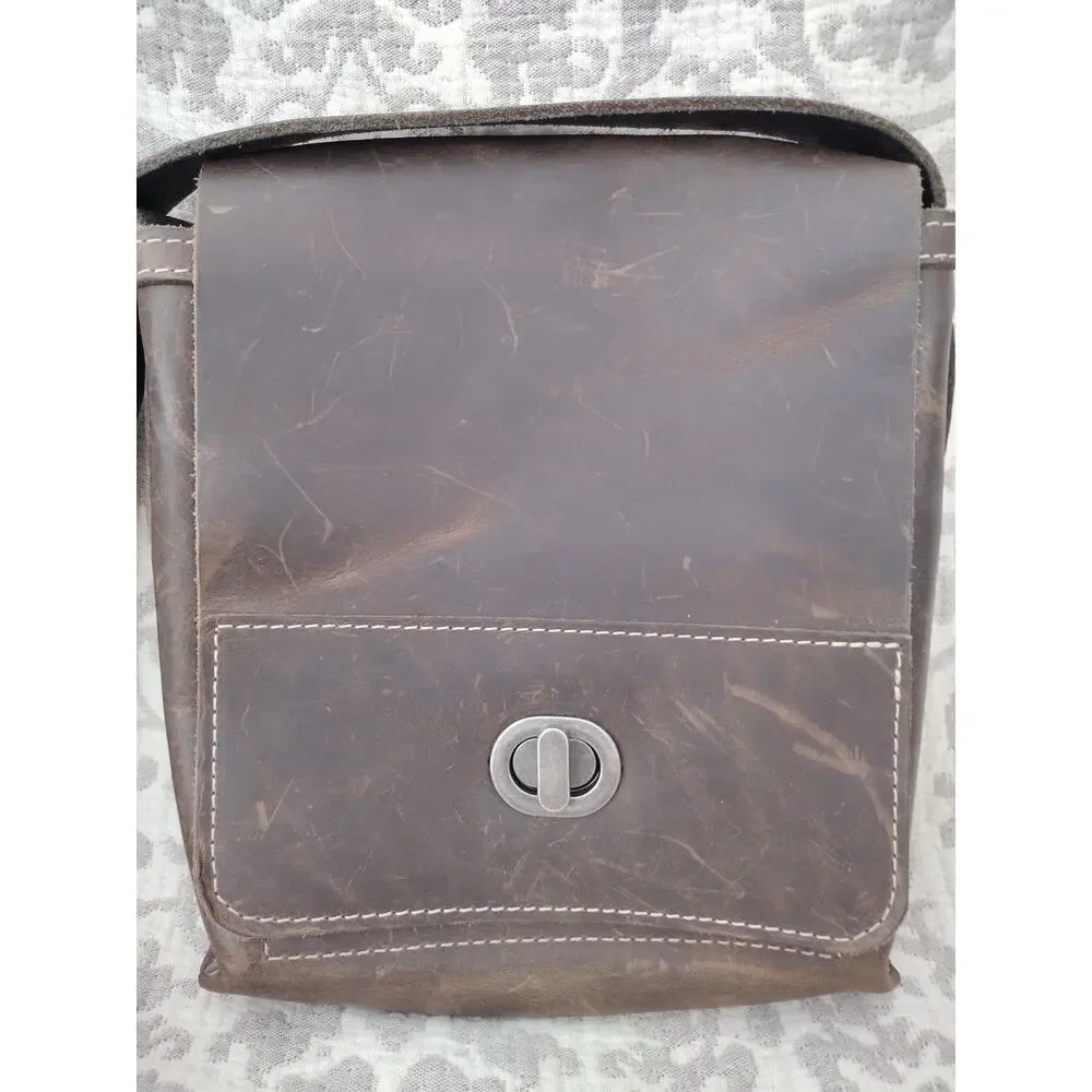 Handmade vintage brown